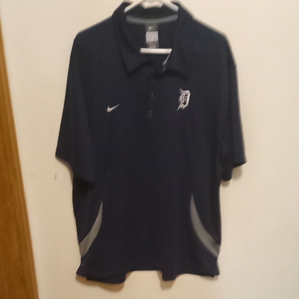 Detroit Tigers Nike Dri Fit Polo Shirt